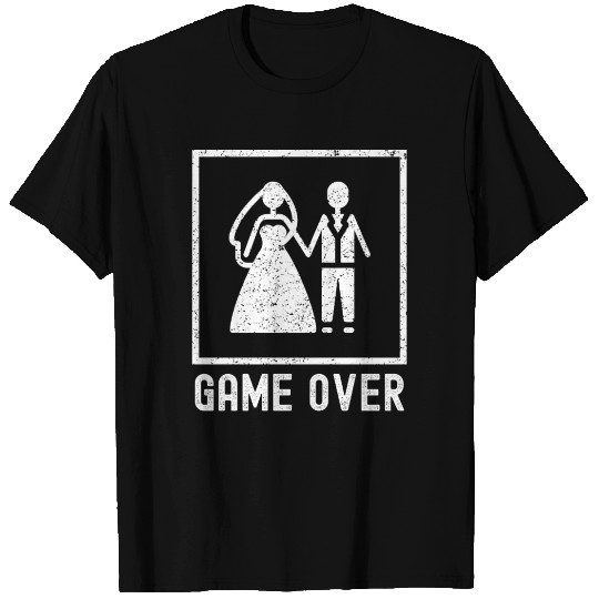 Game Over Wedding T Shirts