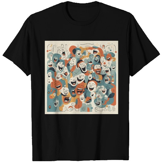 Visible Laughter: Joyful Art T Shirts