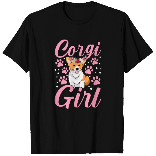Corgi Girl T Shirts