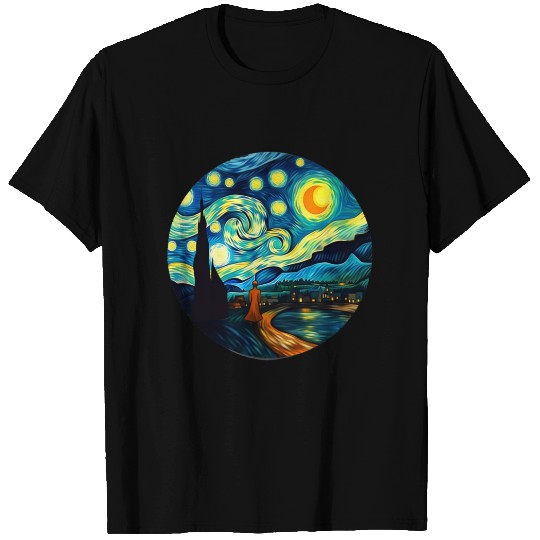 Starry night - Vincent Van Gogh T Shirts
