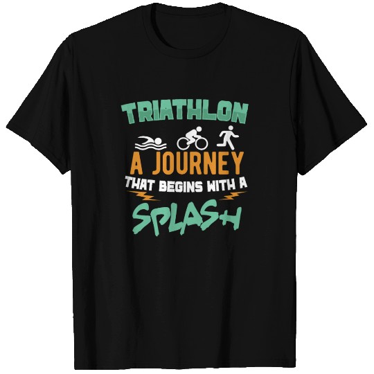 Triathlon Swim Bike Run Triathlete Sport Gift T Shirts