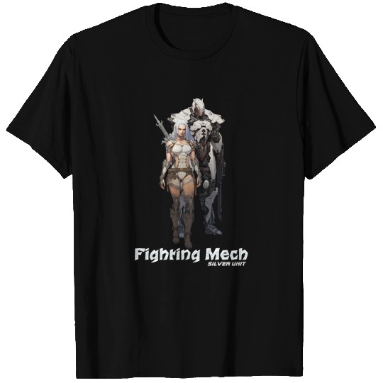 Fighting Mech (Silver Unit) T Shirts