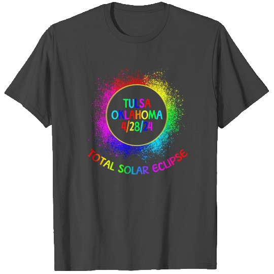 Total Solar Eclipse Tulsa Oklahoma 4/28/24 Kids T Shirts