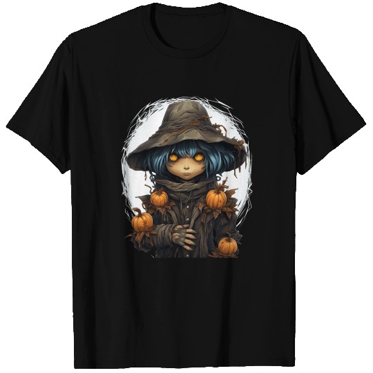 Scarecrow Halloween Cartoon Scary Scarecrow T Shirts