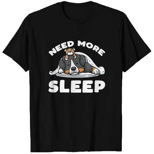 Sleeping Bernese Mountain Dog With Stuffed Animal T Shirts