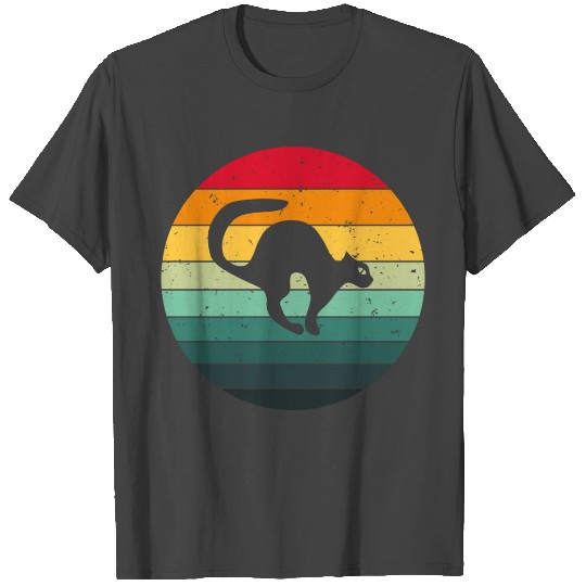 Halloween Cat Vintage Style T Shirts