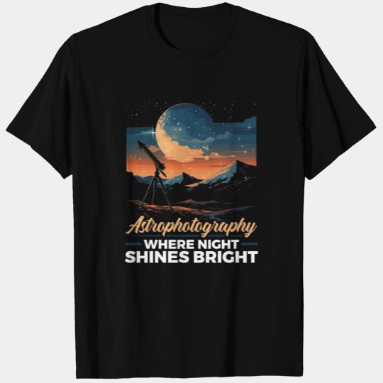 Astrophotography Camera Astronomical Astronomy T Shirts