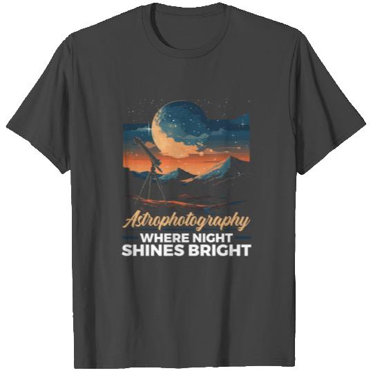 Astrophotography Camera Astronomical Astronomy T Shirts