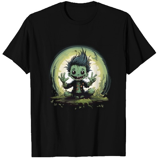 Comic Zombie Lotus T Shirts