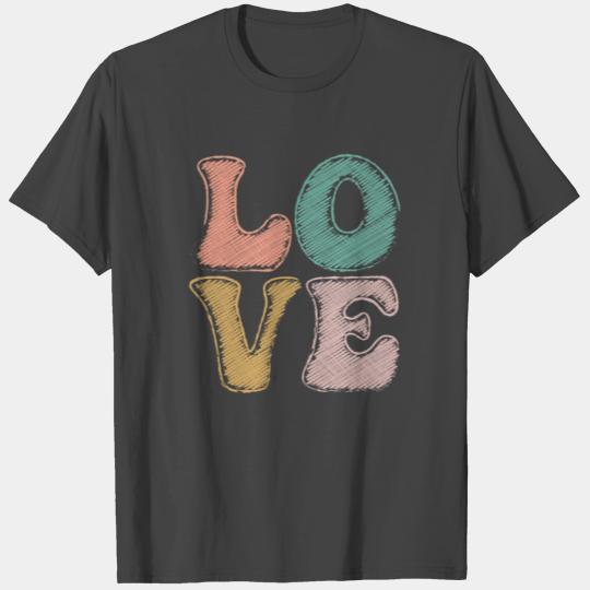 Charcoal Drawing Sketch Artist LOVE T Shirts