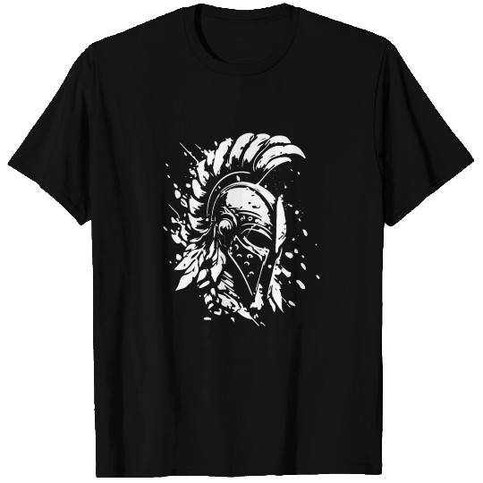 Sparta helmet Spartan warrior gladiator T Shirts