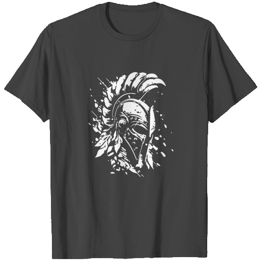 Sparta helmet Spartan warrior gladiator T Shirts