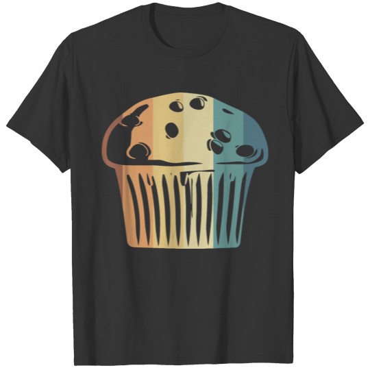 Muffin Retro Vintage Mini Muffins Quick Bread Food T Shirts