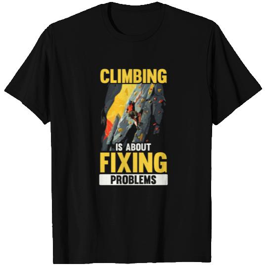 Indoor Rock Climbing Wall Boulderer Bouldering T Shirts