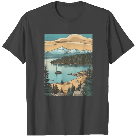 Lake Tahoe California T Shirts, California State Sh