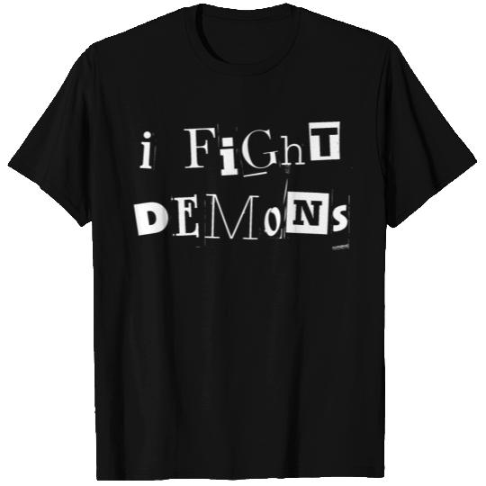 I Fight Demons Halloween Christian Exorcist Satan T Shirts