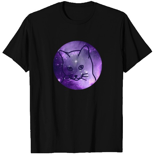 Galaxy Space Cat Funny Cat Lover T Shirts