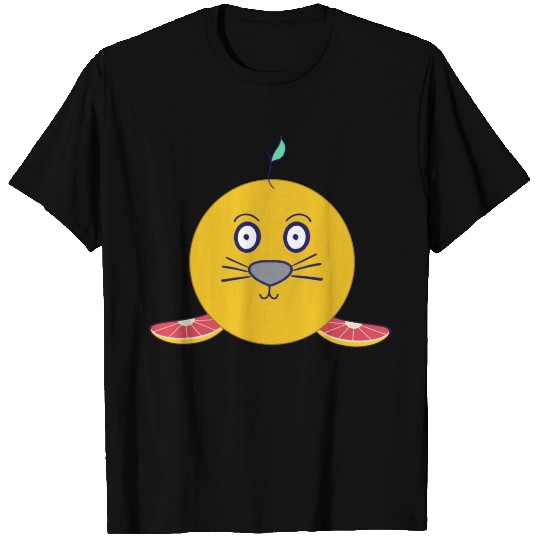 Kawaii Cute Grapefruit Baby Seal T Shirts