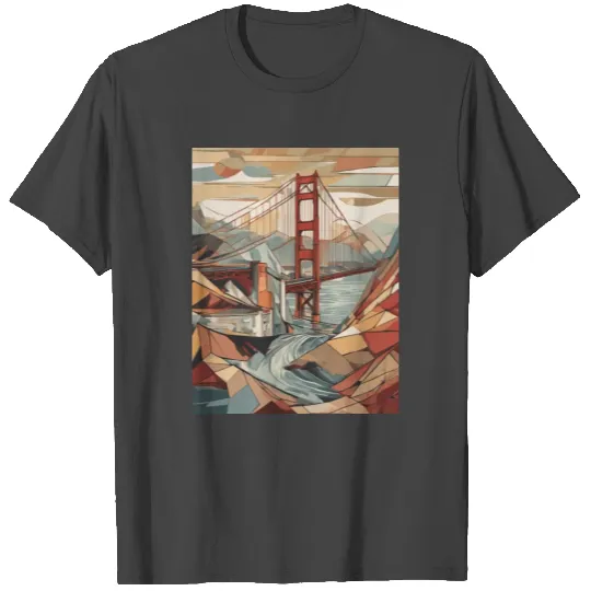 Golden Gate Bridge California T Shirts, Golden Gate