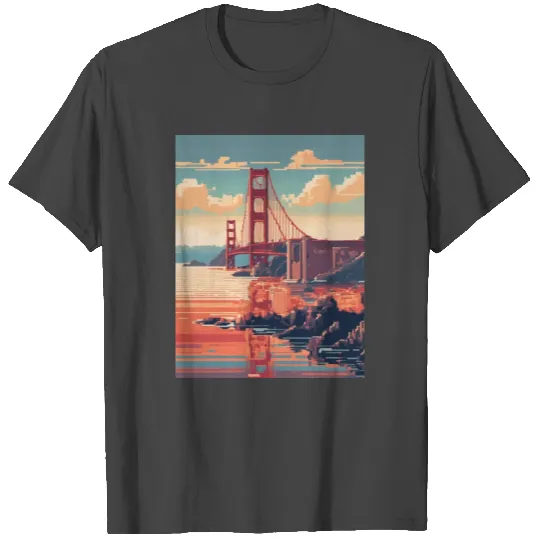 Golden Gate Bridge California T Shirts, Golden Gate