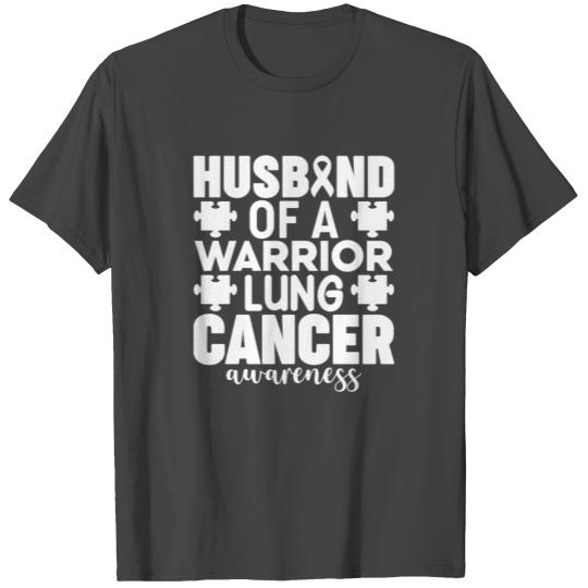 Husband Of A Warrior Lung Cancer Awareness Chemoth T Shirts
