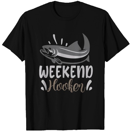 Funny Weekend Hooker For Fishing Gift T Shirts