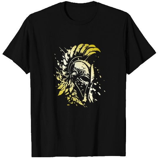 Sparta helmet Spartan warrior gladiator T Shirts