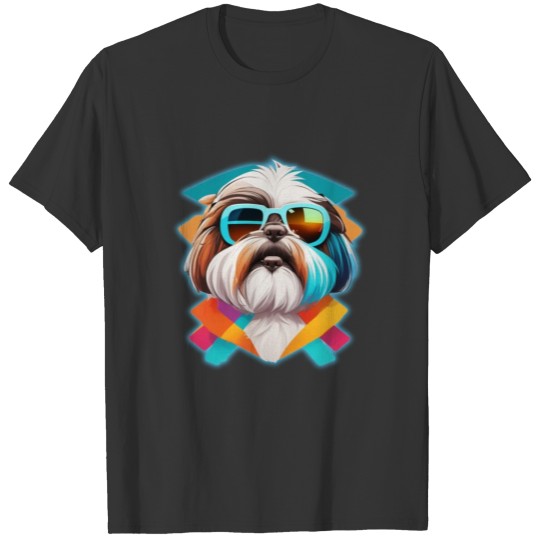 Vektor dog sunglasses cute pets T Shirts