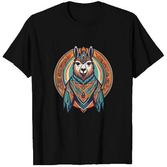 Lama / Animal / Zoo / colored / Comic T Shirts