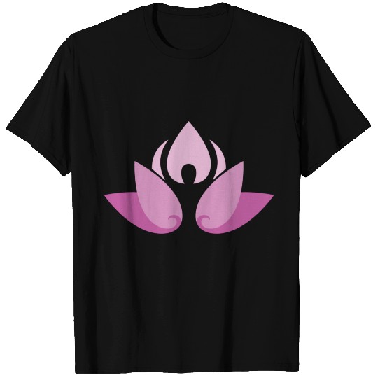 Meditative Lotus Tranquility Design T Shirts