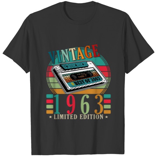 60th birthday vintage 1963 vintage 1963 T Shirts