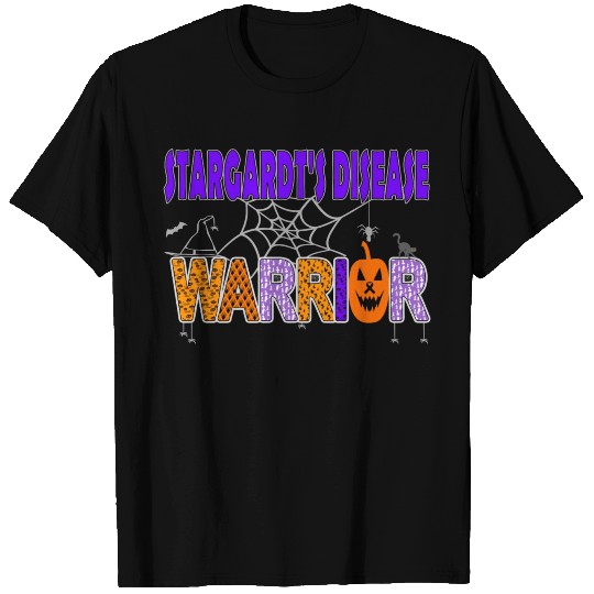 Halloween stargardt's disease Warrior Purple T Shirts