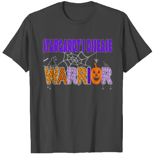 Halloween stargardt's disease Warrior Purple T Shirts