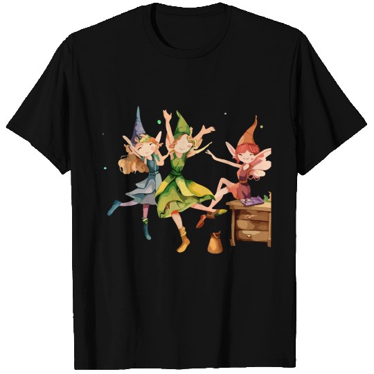 Whimsical Elf Party T Shirts