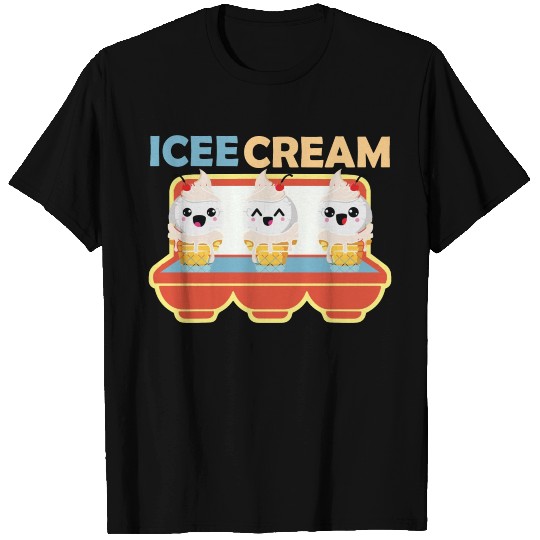 Cute Vanilla Ice Cream T Shirts