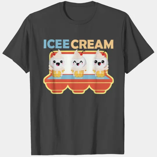Cute Vanilla Ice Cream T Shirts
