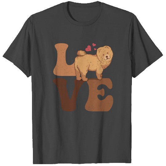 Chow Chow Dog LOVE T Shirts