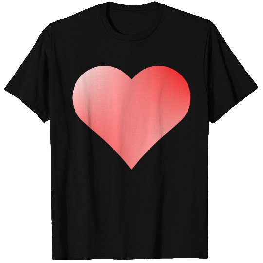 Red Cute Heart Icon T Shirts