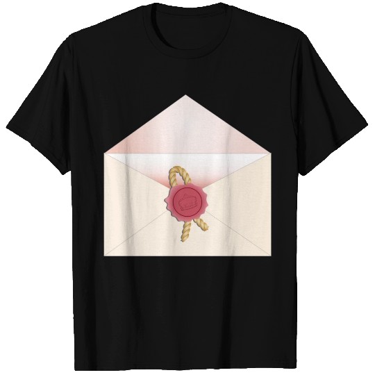 beautiful envelope with an elegant seal T Shirts