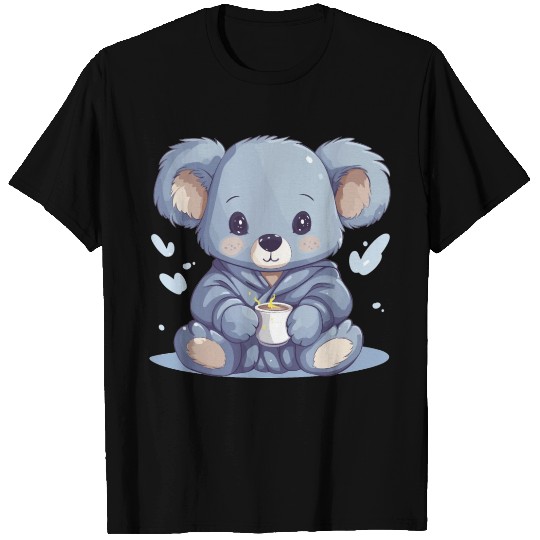 Chibi Koala in Pajamas T Shirts