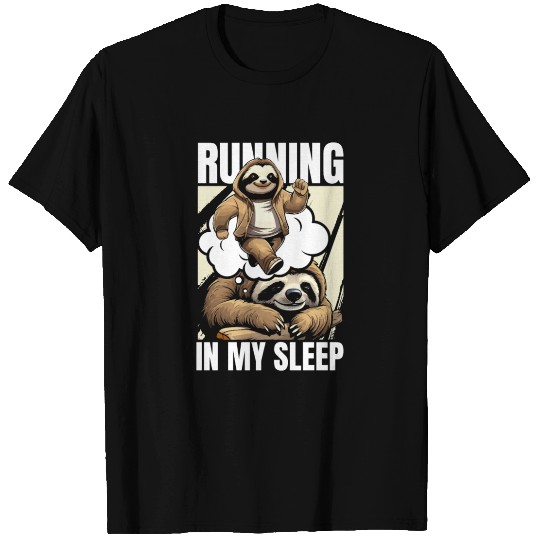 Sloth Funny Sloth Running T Shirts