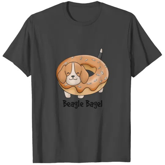 beagle bagel T Shirts