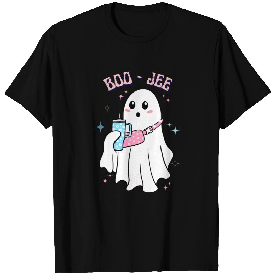 BOO-JEE Spooky Cute Ghost Halloween Costume Design T Shirts