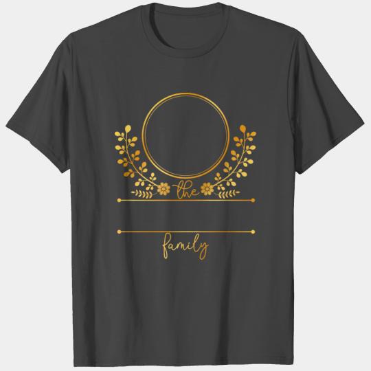 Family name monogram T Shirts