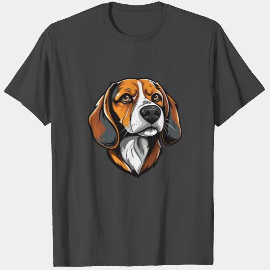 Beagle dog head T Shirts