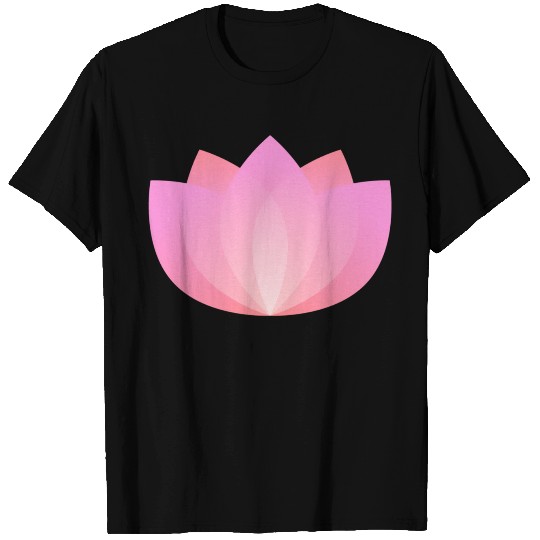 Pink Shine Lotus Radiance Design T Shirts