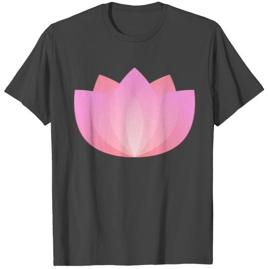 Pink Shine Lotus Radiance Design T Shirts
