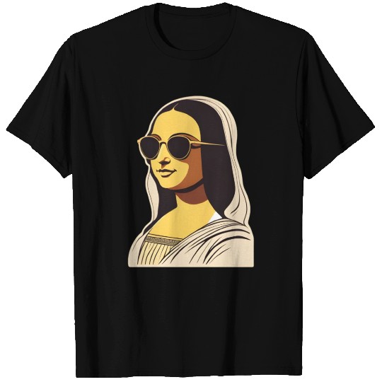 Mona lisa in sunglasses T Shirts