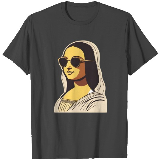Mona lisa in sunglasses T Shirts