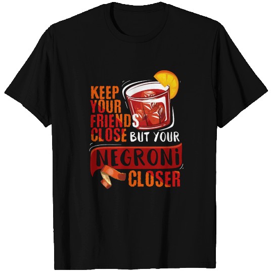Alcohol Drinker Classic Cocktail Booze Negroni T Shirts